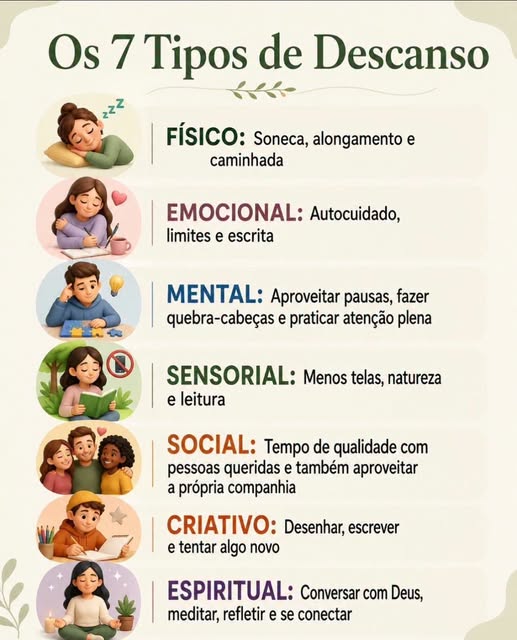 Muito além do sono: Os 7 Tipos de Descanso no Mundo Literário 🍃